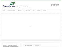 Tablet Screenshot of greenbankltd.com